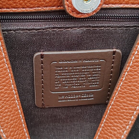 Coach Brown Snoopy and Woodstock Tote - Picture 9 of 11